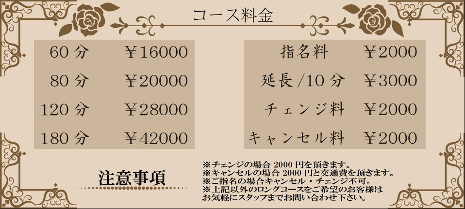 不倫会コース料金